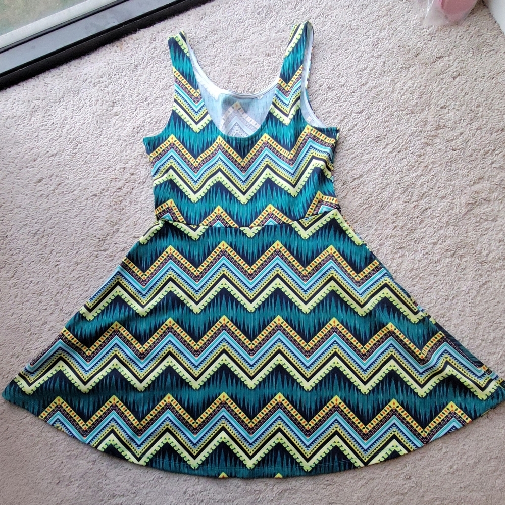 H&M Chevron Patterned Kids Dress